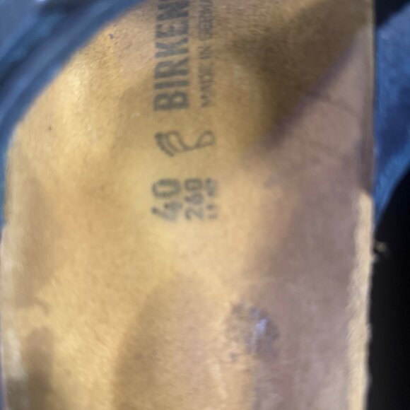 Birkenstock Franca Dusty Blue Leather Regular EU 40 Women 9 Men 7 - Picture 7 of 11